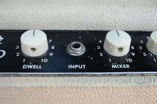 February 1964 NB White Blonde Tolex FENDER REVERB Head Vintage Guitar 6G15 Amp 4