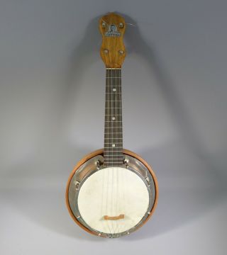 Vintage George Formby Dallas B Banjo Ukulele Banjolele B /1328