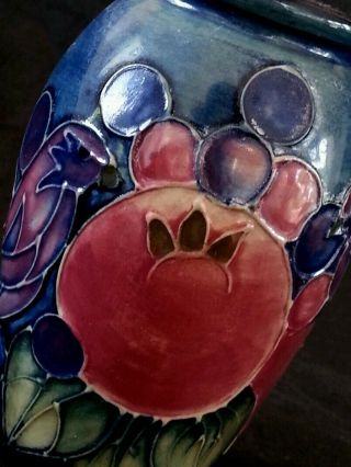 Vintage Moorcroft Pottery England vase 4.  25 