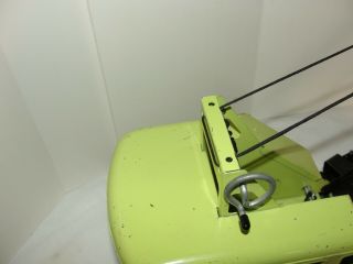 VIntage 1959 Tonka Lime Green Dragline Bucket Crane - 5