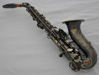 Professional Taishan Antique Soprano Bb Curved Sax Saxophone With Case