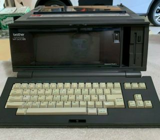 Vintage Brother Wp - 2450ds Portable Word Processor Typewriter Sfh