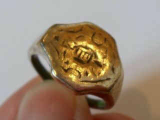 Unique Gifts,  Detector Find & Polished,  200 - 400 A.  D Roman Bronze Unique Ring.