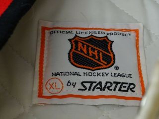 Chicago Black Hawk Hockey Rare Vintage Starter Jacket Made In Usa