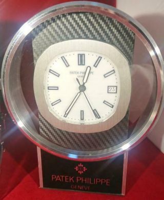 Patek Philippe Nautilus table Desk Clock Dealer Shop Limited Not Rare 2