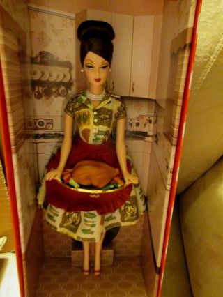 Thanksgiving Feast Barbie - Holiday Hostess - Nrfb W/shipper - Gold Label - Le3100