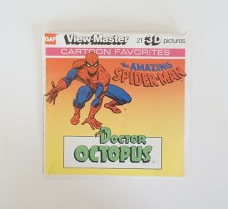 Spiderman Doctor Octopus - Retro Vintage Viewmaster View - Master Reel Set