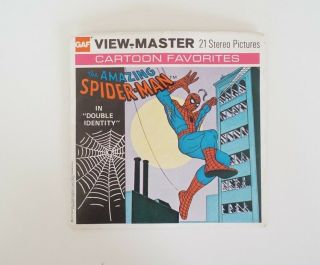 Spiderman Double Identity - Retro Vintage Viewmaster View - Master Reel Set
