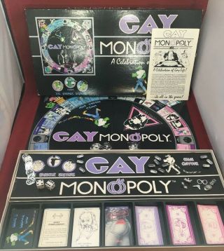 Gay Monopoly Parker Sisters A Celebration Of Gay Life Vintage 1983 Rare Complete