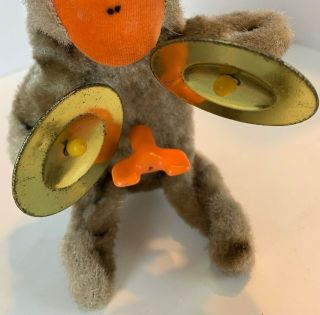 Vintage Wind Up Mechcanical Monkey with Cymbals 2