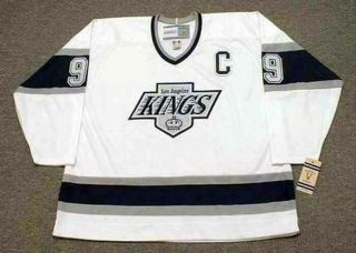 WAYNE GRETZKY Los Angeles Kings 1993 CCM Vintage Home NHL Hockey Jersey 2