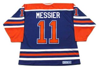 Mark Messier Edmonton Oilers 1990 Ccm Vintage Throwback Away Nhl Hockey Jersey