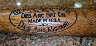 VTG RARE DES ARC BAT CO OZARK LEAGUER AMER LEAGUE BASEBALL BAT LIGHTING BOLTS 34 2