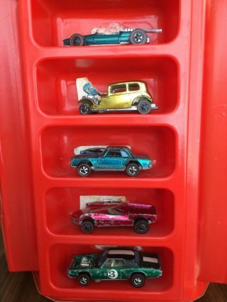 Vintage 1969 Hot Wheels Autorama display case with 30 redline cars RL 9