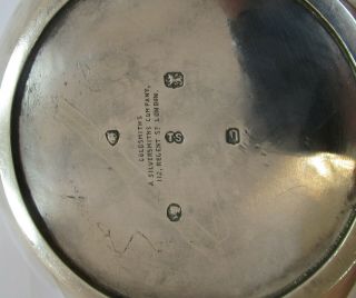 Fine Antique Victorian Sterling silver coffee pot,  706 grams,  1869 4