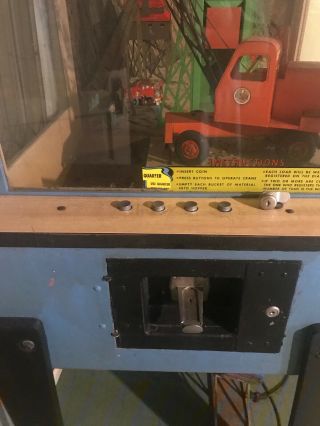 Vintage Williams Crane/Hopper Sidewalk Engineer Coin Operated Arcade Game 8