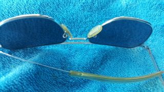 Vintage Ao American Optical 1 - 10 12 Kgf 5 1/2 Aviator Sunglasses