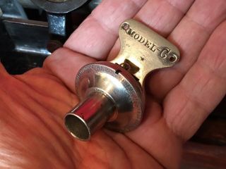Antique EDISON STANDARD Cylinder Phonograph W Horn Record Cond 6