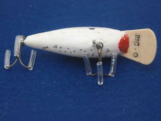 RARE Carved by FRED YOUNG - Big - O Lure from Odis Young ' s tackle box 3