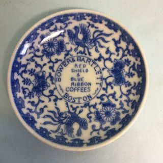 Butter Pat Plate “bowers & Bartlett” Boston,  Ma.  3” Diameter