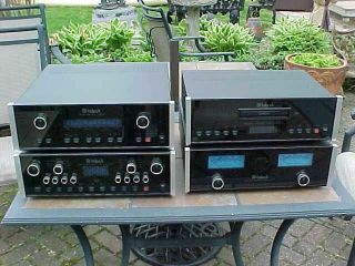 Vintage Mcintosh Solid State Stereo Component System C42 / Mr85 / Mcd205 / Mc162