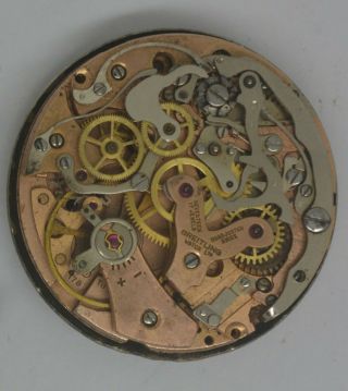 Rare Vintage BREITLING Co - Pilot Chronograph 765 - CP,  Venus 178.  Repairs 11