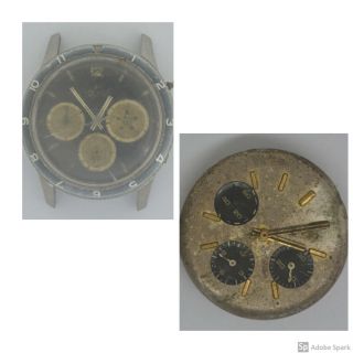 Rare Vintage Breitling Co - Pilot Chronograph 765 - Cp,  Venus 178.  Repairs