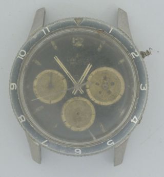 Rare Vintage BREITLING Co - Pilot Chronograph 765 - CP,  Venus 178.  Repairs 2