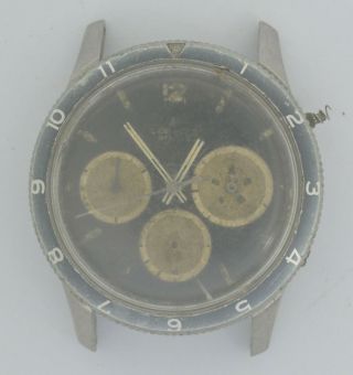 Rare Vintage BREITLING Co - Pilot Chronograph 765 - CP,  Venus 178.  Repairs 4