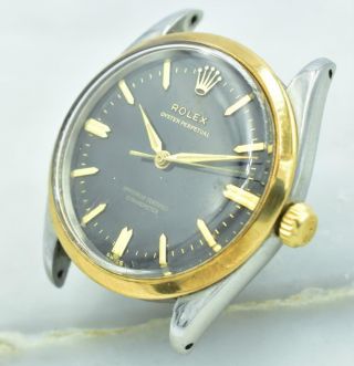 Rare Early Men ' s Rolex Oyster Perpetual Wristwatch Ref 6564 Cal 1030 Circa 1957/ 4