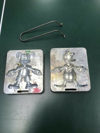 Vintage Thingmaker Mold Mickey Mouse Donald Duck Toys Old Disney Toy