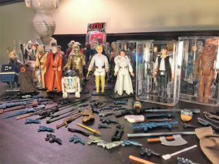 Vintage Star Wars.  First 12/77 - All Complete - AFA - Variants - - Superior set. 8