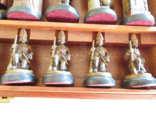 Anri - Frederick the Great - - handmade chess set - - Vintage Allan Troy Chess Set 5