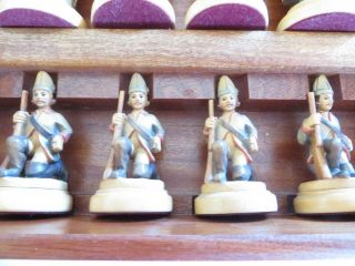 Anri - Frederick the Great - - handmade chess set - - Vintage Allan Troy Chess Set 8