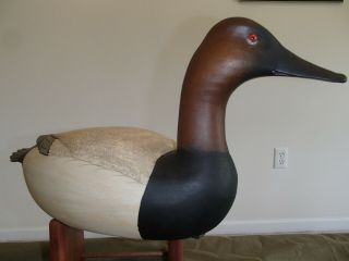 2000 Delaware River High Head Canvasback decoy pair by Bob White Tullytown,  PA 7