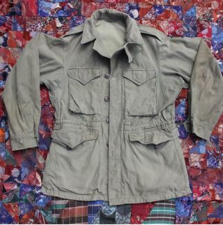 Great Vintage 1940s Wwii Us Army M - 43/ M1943 Field Jacket - & Wearable