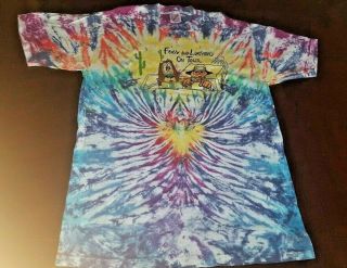 Vintage Grateful Dead “fear And Loathing On Tour” Tie Dye T - Shirt Large
