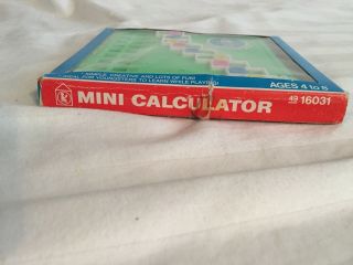 Sears Little Learners Mini Calculator 16031 Vintage EX 1960s 70s.  Math 5