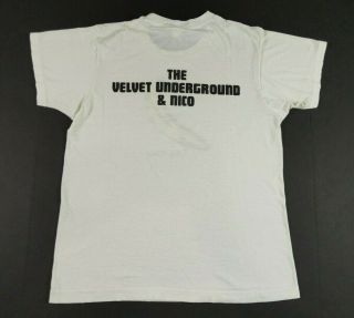 VTG The Velvet Underground & Nico Andy Warhol Banana Album Cover Shirt L Band 8