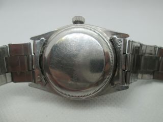 VINTAGE ROLEX OYSTER PERPETUAL DATE CAL.  1035 STAINLESS STEEL AUTOMATIC MEN WATCH 10
