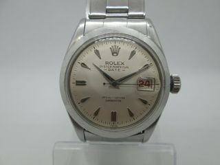 Vintage Rolex Oyster Perpetual Date Cal.  1035 Stainless Steel Automatic Men Watch