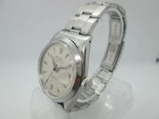 VINTAGE ROLEX OYSTER PERPETUAL DATE CAL.  1035 STAINLESS STEEL AUTOMATIC MEN WATCH 4