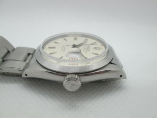 VINTAGE ROLEX OYSTER PERPETUAL DATE CAL.  1035 STAINLESS STEEL AUTOMATIC MEN WATCH 7