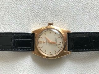 Rare Rolex Mens 18k Gold Ref.  5011 Oyster Perpetual " Bubble Back "