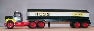 1968 Hess Semi Tanker Truck (perth Amboy) Vintage Marx Toy Collectible W/box