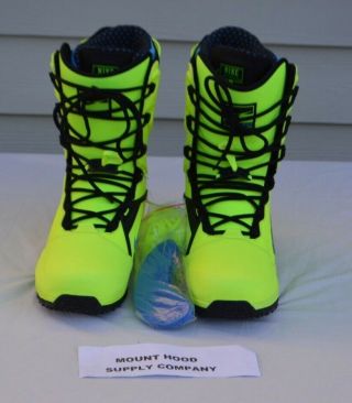 2014 Nwob Mens Nike Sb Lunarendor Olympic Snowboard Boots Rare 11 Volt Yellow