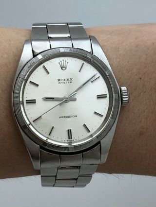 Rare Rolex Oyster Royal Precision Ref.  6427 Dial & Bracelet Steel Runs