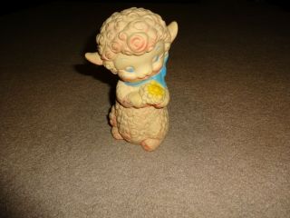 VINTAGE RUBBER LAMB SQUEAK TOY MADE IN WEST GERMANY 2