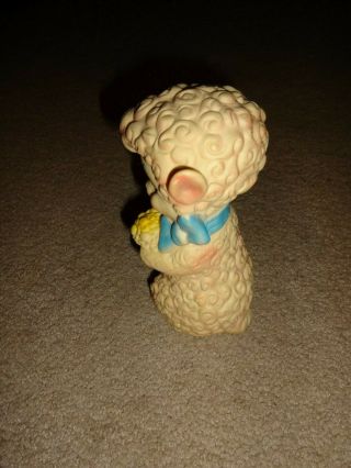 VINTAGE RUBBER LAMB SQUEAK TOY MADE IN WEST GERMANY 6
