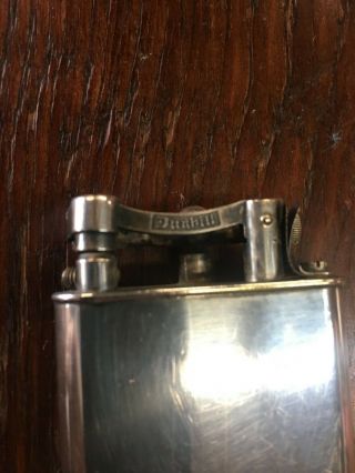 RARE 1928 HUGE Dunhill silver lighter.  24” 3